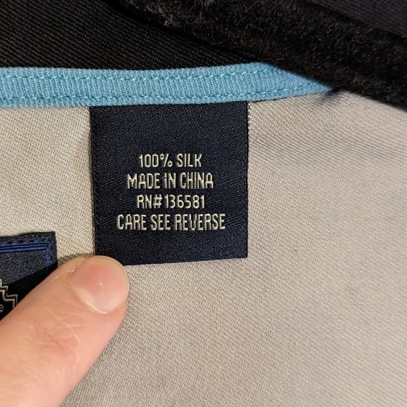 Nat Nast 100% Silk Short Sleeve Button Up Shirt Black Mens Size L - Picture 5 of 14